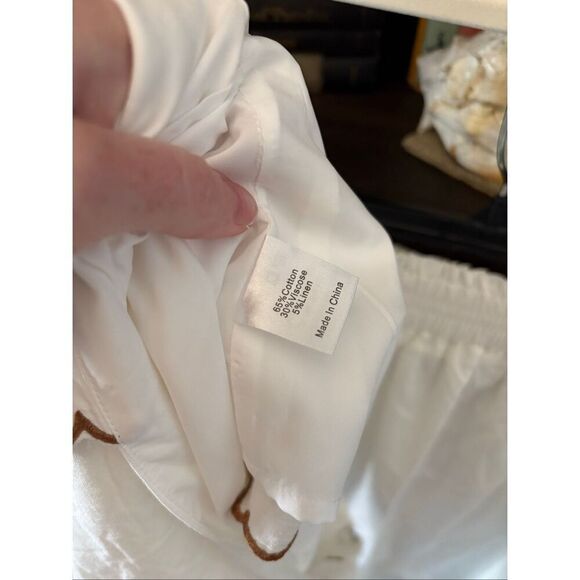 NWT Tuckernuck White Scallop Cece Tola Top & Skirt Set Size Medium - Picture 10 of 13